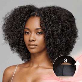 Glueless Naturel Rebondissantes Bob Jerry Boucles 4x4 Perruque Sans Colle 250% Densité