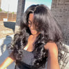𝐏𝐫𝐞̂𝐭 𝐞𝐧 𝟐𝟒𝐡⚡Densité de 350 % Perruque 6X6 HD brésilienne cheveux humains Kinky Straight Lisse devant dentelle