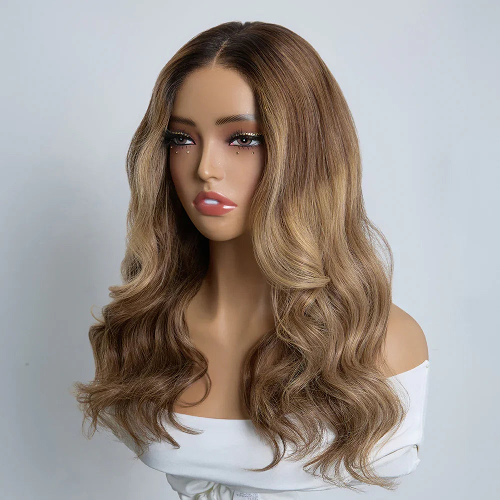 7x5 5X5 Glueless Chocolate Brown Bob Wig Glueless Wear Go Straight
