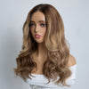 Tendance Glueless Couleur Mèches Blondes Ombré 4x4 Perruque Sans Colle Body Wave Cheveux Humains