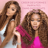 Extensions Couleur 4/27 Brun mêlé d'or Tissage Cheveux Bruts Water Wave