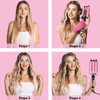 SHINE Fer Friser Pink 22MM 3 Barils Avec Tête Friser En Forme D'œuf Chauffage Rapide En 60 Secondes Fer Friser Céramique Température Réglable(𝗕𝗲𝘀𝗼𝗶𝗻 𝗱'𝗲𝘅𝗽é𝗱𝗶𝗲𝗿 𝗮𝘃𝗲𝗰 𝗽𝗲𝗿𝗿𝘂𝗾𝘂𝗲)