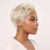 Wig Short 613 Platinum GluelessPlaquage Naturel Prête à Poser