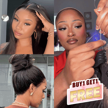 Brazilian Human Hair Straight 360 Lace Front Wig