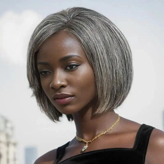 Perruque Synthétique Long Noir Femme Frange Wig Cheveux Lisse Coiffure +4 Bonnet Perruque Synthétique Long Noir Femme Frange Wig Cheveux Lisse Coiffure +4 Bonnet