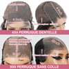 Glueless Rebondissement Bob Perruque Bouclés 4x4 9x6 Perruque Sans Colle Cheveux Humains