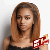 𝑩𝒖𝒚 1 𝑮𝒆𝒕 1 𝑭𝒓𝒆𝒆💥 9x6 Glueless Gingembre Ombre Coupe Émoussée Lisse Bob Perruque Sans Colle