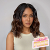 𝑩𝒖𝒚 1 𝑮𝒆𝒕 1 𝑭𝒓𝒆𝒆💥Magnifique Glueless Ombre Brun Bob Wear Go 5x5 Perruque Sans Colle Cheveux Humains Ondulé