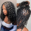 Perruque Tressée Bohème En Dentelle Intégrale Avec Cheveux Bébé Synthétique 300% Densité