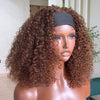Pose Facile & Rapide Perruque Bandeau Marron Châtain Boucles Volumineuses Sans Colle