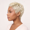 Wig Short 613 Platinum GluelessPlaquage Naturel Prête à Poser