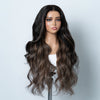13x4 Glueless Lumineux Couleur Blonde Highlight Perruque Sans Colle Body Wave