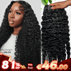 Extensions De Cheveux Boucles Birmans 100 % Naturels Tissage Brut Non Traité