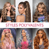 Extensions Couleur 4-27 Higlight Balayage Tissage Cheveux Brésilien Body Wave