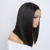 Perruque Bob Lisse Noir 9x6 Sans Colle Cheveux Vietnamiens SDD Raie sur le Côté