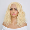 Teignable Wig Bob Blond 613 Haute Coiffure Look Polyvalent Création Unique sur Mesure