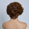 4x4 Légèrement Ondulé Raie Sur Le Côté Glueless Sans Colle Perruque Short Bob Wavy