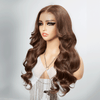9×6 Perruque Body Wave sans colle au chocolat