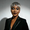 Boss Mature Tendance Glueless Gris argenté Pixie Bob Lisse Perruque Sans Colle Cheveux Humains