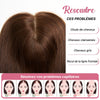 Volumateur de Cheveux Brun Lace 5x5 6x6 Top avec 5 Clips Complément Capillaire Naturel
