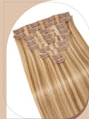 9 Pièces Extensions De Cheveux à Clipser 16&22 En Cheveux Naturels 125 g
