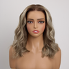 𝐋𝐚𝐬𝐭 𝟒 Glueless Couleur Blond Clair Bob 13x4 Perruque Sans Colle Ondulée Cheveux Humains