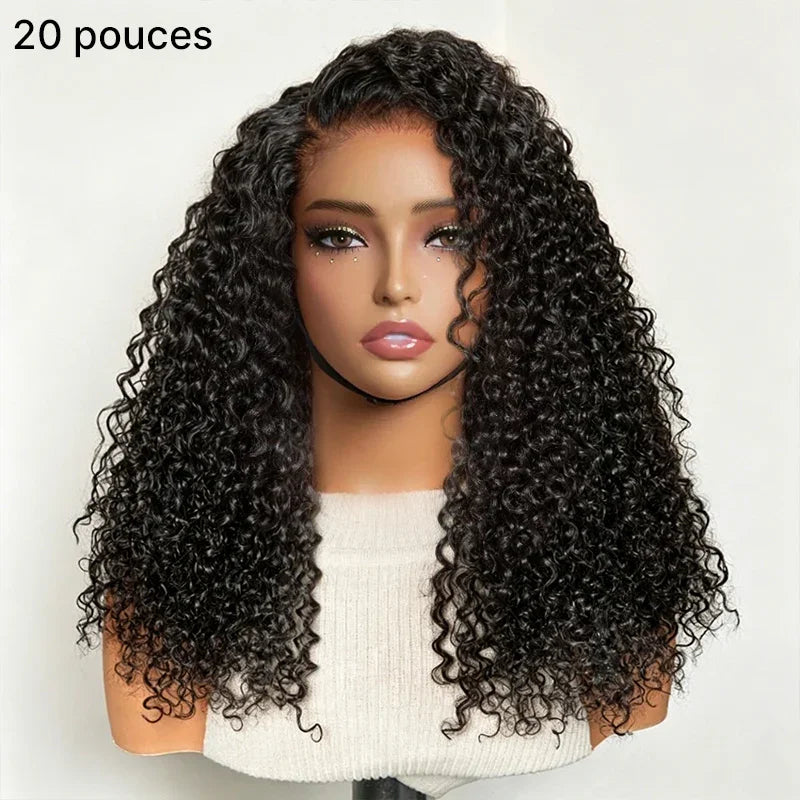 Chic Sans Ondes Romaines Effort Perruque 5x5 13x4 Glueless Water Wave Avec Raie au Milieu Short Wig