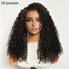 Chic Sans Ondes Romaines Effort Perruque 5x5 13x4 Glueless Water Wave Avec Raie au Milieu Short Wig