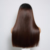 Perruque Bone Straight Ombré Glueless Cheveux Vietnamiens Lisses Qualité Luxe