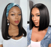 2 𝑭𝑶𝑹 €99🔥 Perruque Bob Bandeau Cool Pour Débutants Pour L'Été Cheveux Humains Vierges