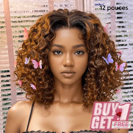 7x5 5X5 Glueless Chocolate Brown Bob Wig Glueless Wear Go Straight