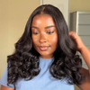 Glueless Lace Pré-épilé Mettre & Aller Body Wave 13x4 Perruque Sans Colle