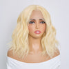 Teignable Wig Bob Blond 613 Haute Coiffure Look Polyvalent Création Unique sur Mesure
