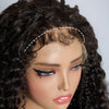 Perruque Kinky Curly HD Lace 13x4 Haute Densité 22 24 Pouces Implantation Ronde Naturelle