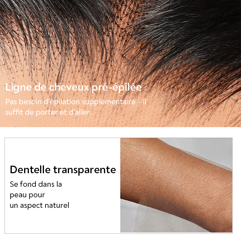 Glueless Couche Mèches Brune Highlight 7x4 Bob Perruque Sans Colle Ondulé 250% Densité