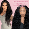 Extensions Noir Tissage Cheveux Bruts Water Wave