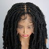 Crochet Dreadlocks Papillon Perruque Synthétiques Bob Tout En Dentelle Femmes Africaines
