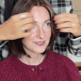 𝙋𝙧𝙚́𝙘𝙤𝙢𝙢𝙖𝙣𝙙𝙚 Perruque Carré Lisse 100% Cheveux Vietnamiens Soyeux Qualité Premium Highlight Brun