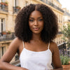 Glueless Bob Bouclé Dégradé 4x4 Sans Colle Look Volumineux Naturel Pose Instantanée