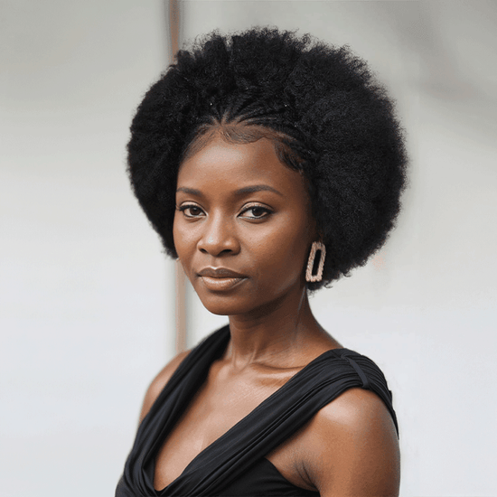 13x4 Dentelle Boucle Afro 5 Couleur Bob Perruque Cheveux Tressés - SHINE HAIR