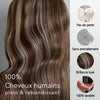 Brillante Glueless Couleur Mèches Blond Cendré 5x5 Perruque Sans Colle Body Wave 250% Densité