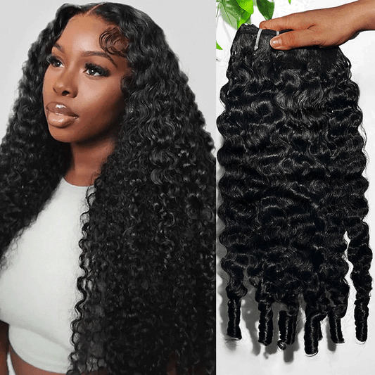 Extensions De Cheveux Boucles Birmans 100 % Naturels Tissage Brut Non Traité