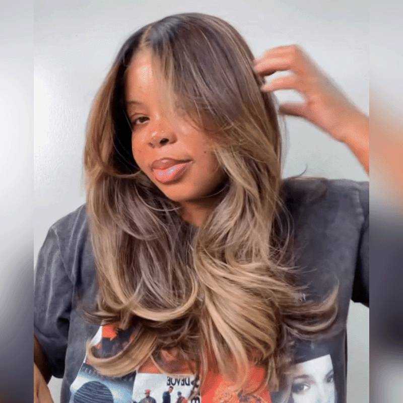 7x5 5X5 Glueless Chocolate Brown Bob Wig Glueless Wear Go Straight