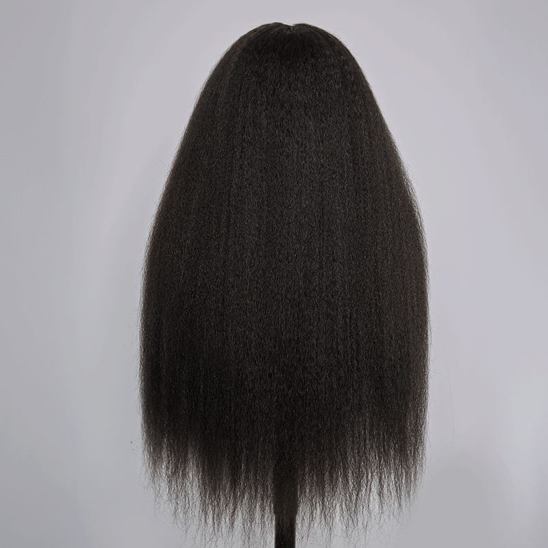 𝐏𝐫𝐞̂𝐭 𝐞𝐧 𝟐𝟒𝐡⚡Densité de 300 % Perruque 6X6 HD brésilienne cheveux humains Kinky Straight Lisse devant dentelle