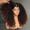 Glueless Rebondissement Bouclé Couleur Brun Cuivré Ombré 5x5 Perruque Sans Colle 300% Densité