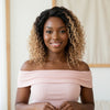 𝐏𝐫𝐞̂𝐭 𝐞𝐧 𝟐𝟒𝐡⚡12 Pouces 5x5 Glueless Perruque Sans Colle Kinky Curly Blonde Avec Racines Foncées