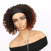Brazilian Straight 200% Density Human Hair Wig Headband