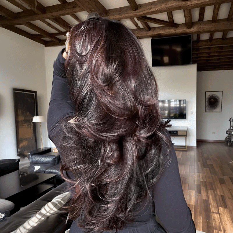 13x4 Glueless Couche Parting Max Couleur Highlight Perruque Sans Colle Body Wave 250% Densité