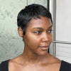 Perruque Full Lace Pixie 100% Cheveux Humains Frange Effilée Naturelle