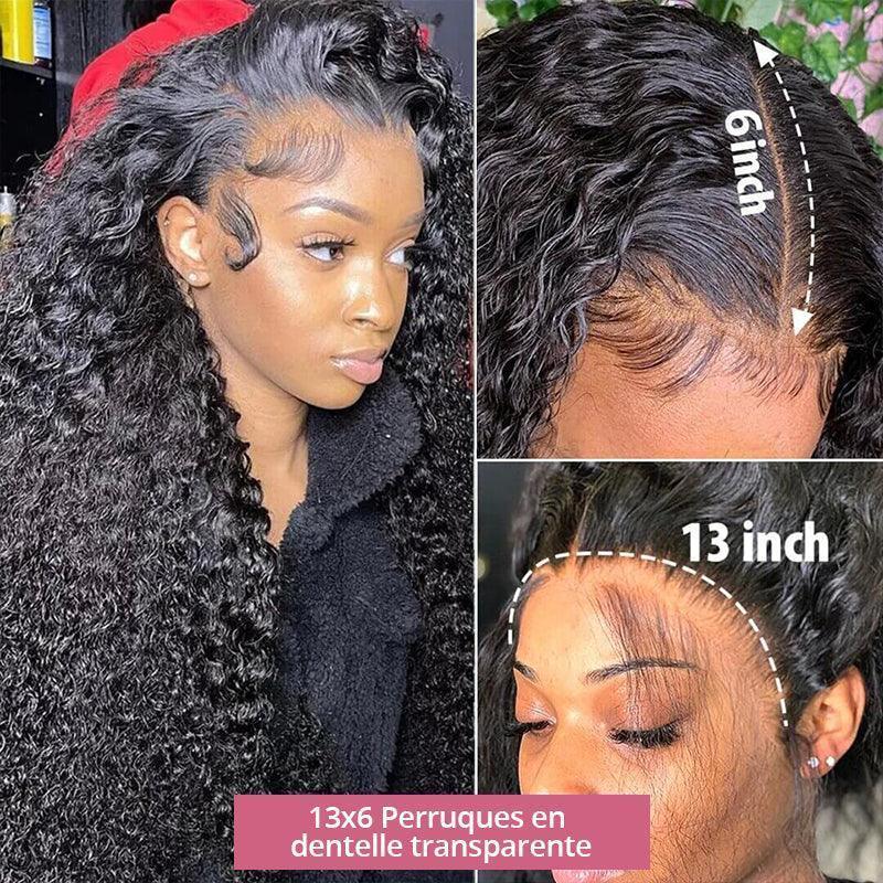 7x5 13x4 13x6 Perruque Sans Colle Curly Wave Glueless Perruque Cheveux Humain - SHINE HAIR